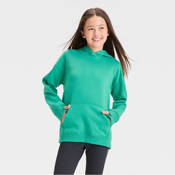 all in motion Other - NWT All In Motion Girls 16/18 Fleece Green Hoodie